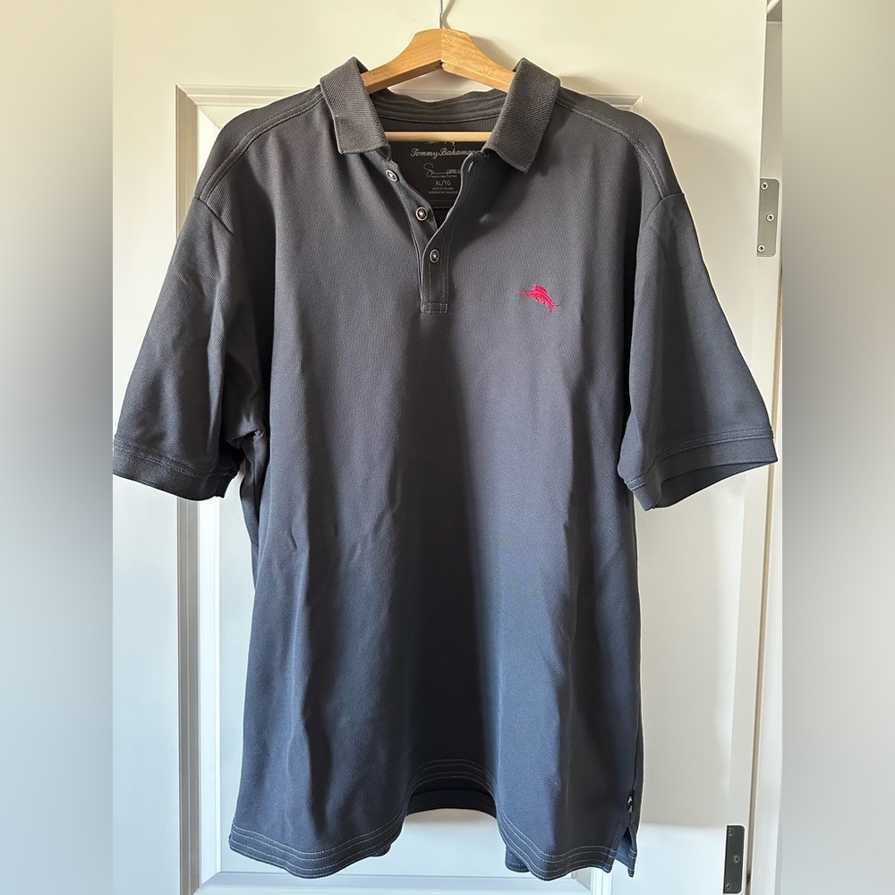 Tommy Bahama Charcoal Polo Shirt